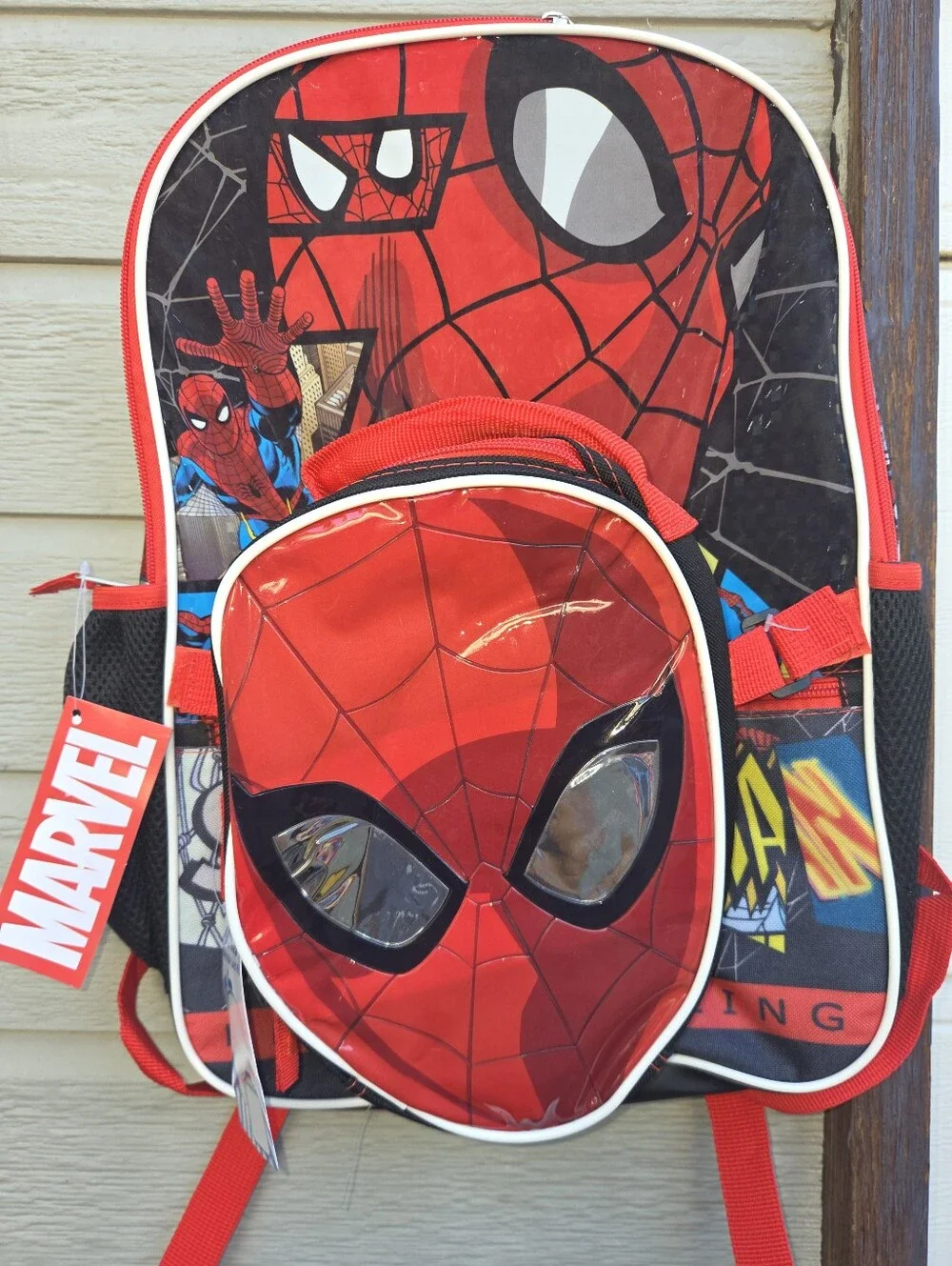 Marvel  Spider-Man Kids Backpack And Lunch Box
